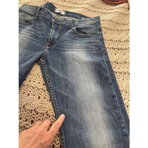 Paige Doheny 32 Mens Denim Jeans Cotton & Elastane Blue - Picture 4 of 16